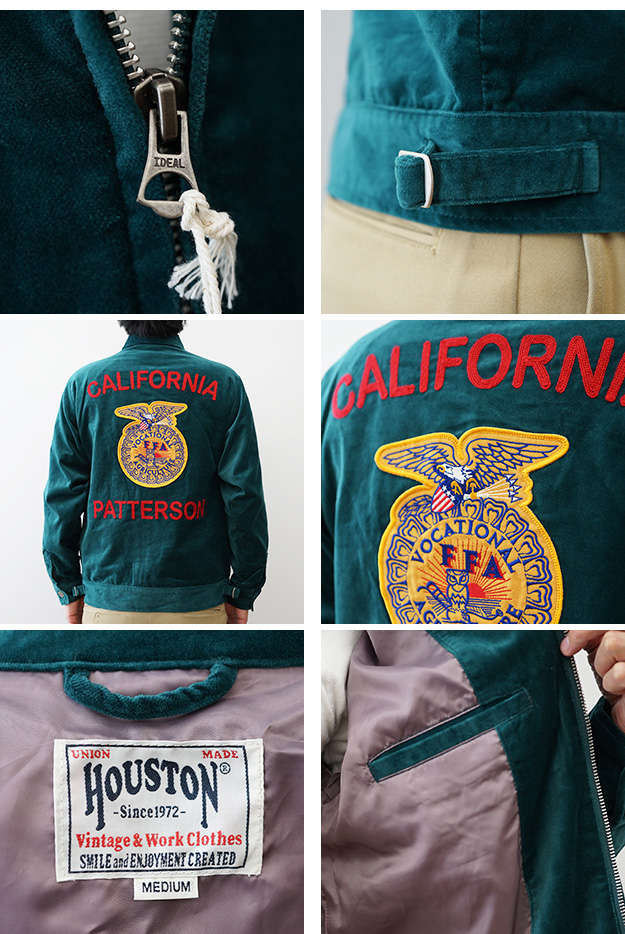 HOUSTON（ヒューストン） コットン 別珍 FFA ジャケット メンズ 100