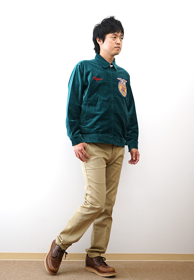 HOUSTON（ヒューストン） コットン 別珍 FFA ジャケット メンズ 100