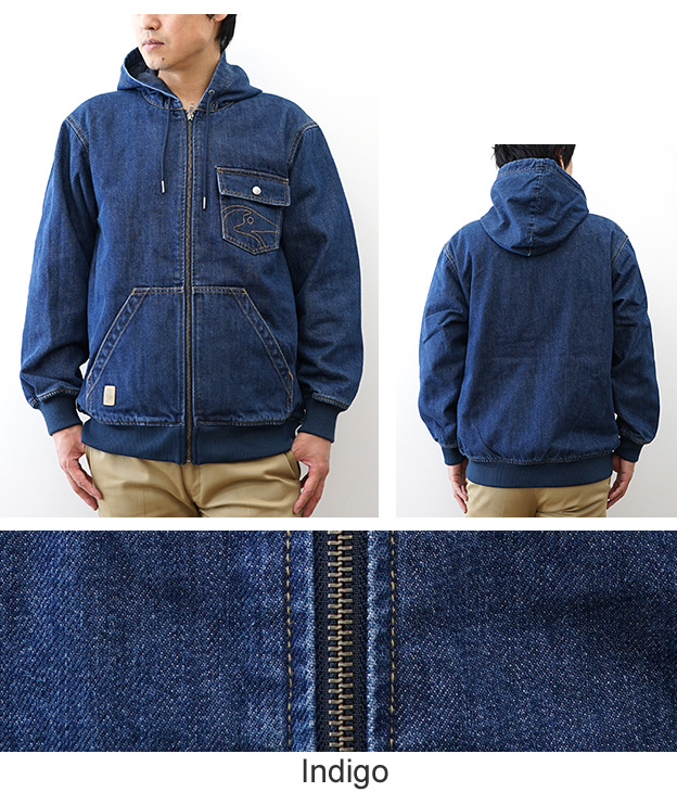CHUMS チャムス デニム パーカー CHUMS（チャムス） ウォーム デニム パーカー ジャケット メンズ