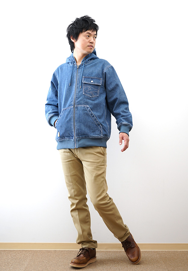 CHUMS（チャムス） ウォーム デニム パーカー ジャケット メンズ