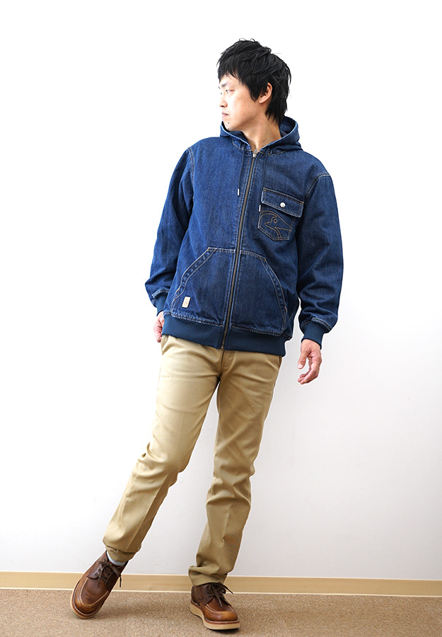 CHUMS（チャムス） ウォーム デニム パーカー ジャケット メンズ