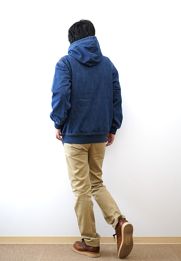 F*様 CHUMS メンズ XL ジャケット アウター ジージャン インディゴ CHUMS（チャムス） ウォーム デニム パーカー ジャケット メンズ