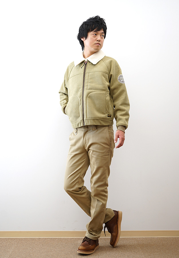 KRIFF MAYER（クリフメイヤー） 裏ボア コーデュロイ ボンバー 