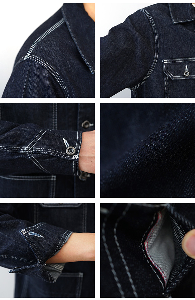 桃太郎ジーンズ（MOMOTARO JEANS） デニム カバーオール ジャケット