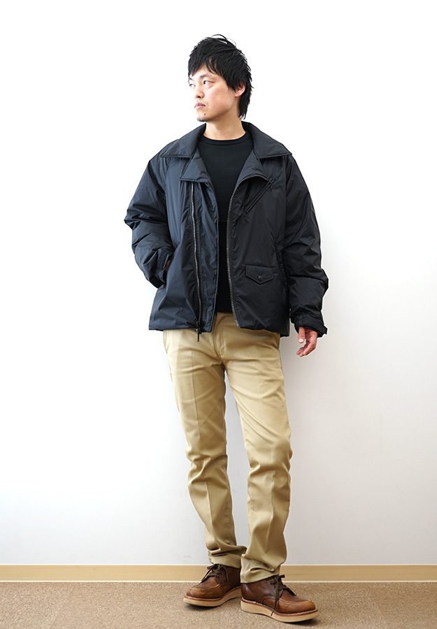 Schott ショット×NANGA ナンガ コラボ ダブルブレスト ダウンジャケット メンズ 防水透湿 AURORA TEX ダブルライダースデザイン 600フィルパワー 7825253004の画像