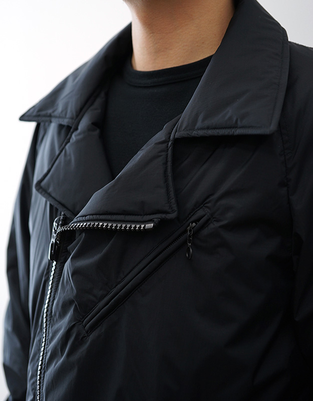 Schott ショット×NANGA ナンガ コラボ ダブルブレスト ダウンジャケット メンズ 防水透湿 AURORA TEX ダブルライダースデザイン 600フィルパワー 7825253004の画像