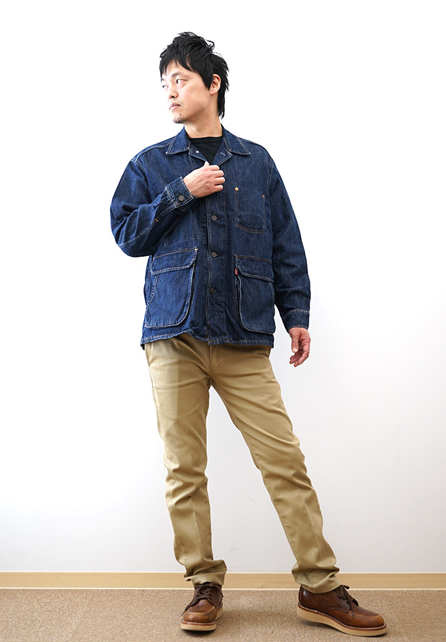 リーバイス エンジニアジャケット(カバーオール) Levi's（リーバイス） デニムエンジニアジャケット メンズ コットン