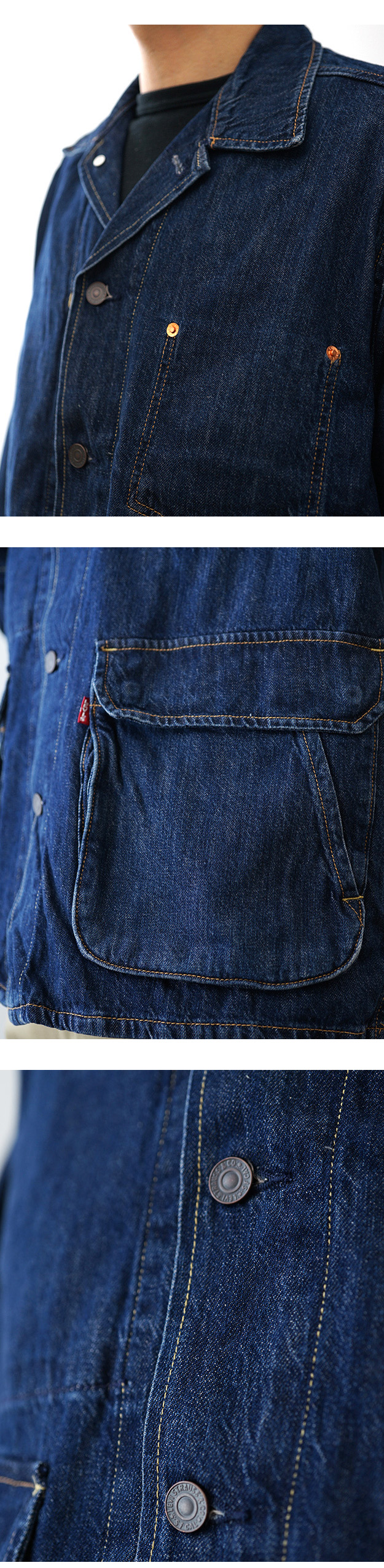 Levi's（リーバイス） デニムエンジニアジャケット メンズ コットン