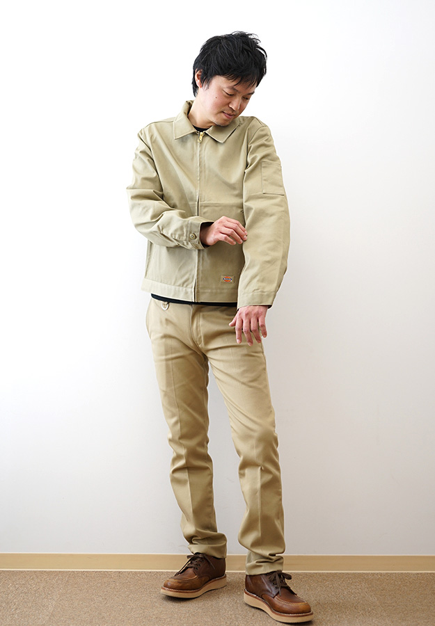 ミントブルー ディッキーズ アイゼンハワージャケット Dickies（ディッキーズ） TJ15 アイゼンハワー ジャケット DICKIES