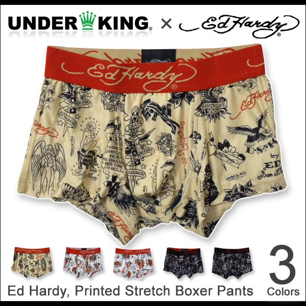 Ed Hardy UNDERKING×Ed SPECIAL BOX ボクサーパンツ アンダー