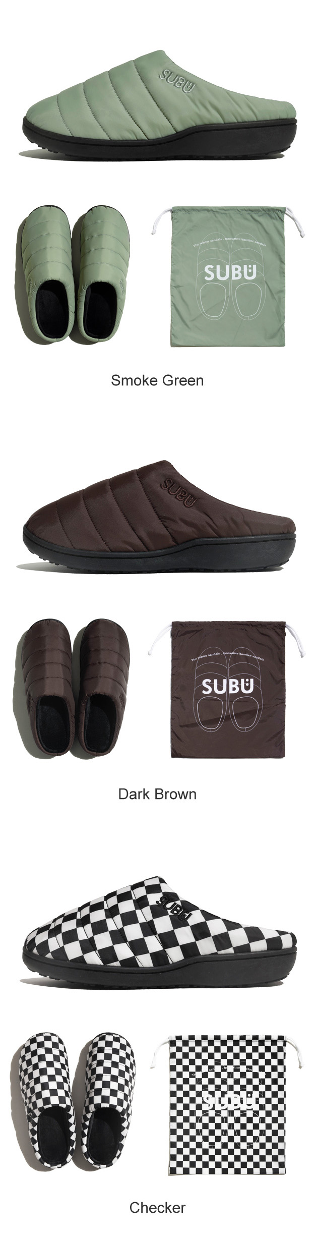 SUBU（スブ） ウィンター サンダル メンズ レディース 正規販売店 冬用