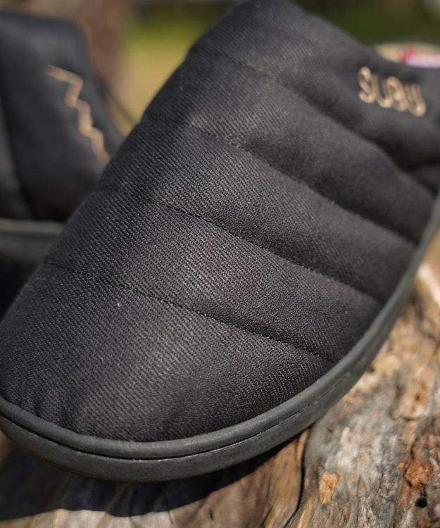 SUBU スブ× MANASTASH マナスタッシュ サンダル ヘンプ ツイル メンズ レディース 冬用 キャンプ アウトドア 秋 冬 外履き 軽い コラボ おしゃれ ブラック MA-2 | SUBU | 03