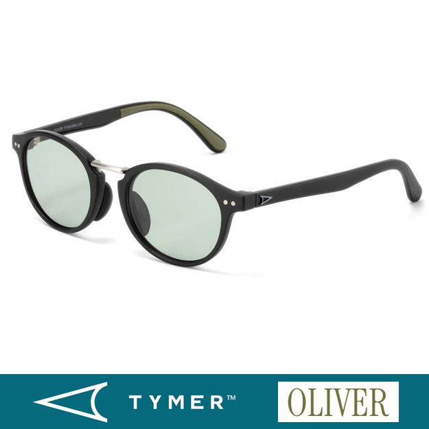 TYMER �^�C�}�[ �T���O���X OLIVER �I���o�[ �y�� �ዾ ���O���J�b�g �����Y �{�X�g�� ���^���u���b�W �����Y ���f�B�[�X TY105-MBK-LGR