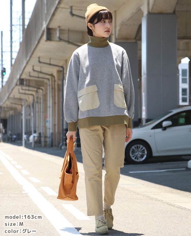 KRIFF MAYER クリフメイヤー ロンT 長袖 Tシャツ レディース ブークレタートル シンプル 裏起毛 暖かい ゆったり 体型カバー ママ 主婦 プレゼント 2317812L | KRIFF MAYER | 07