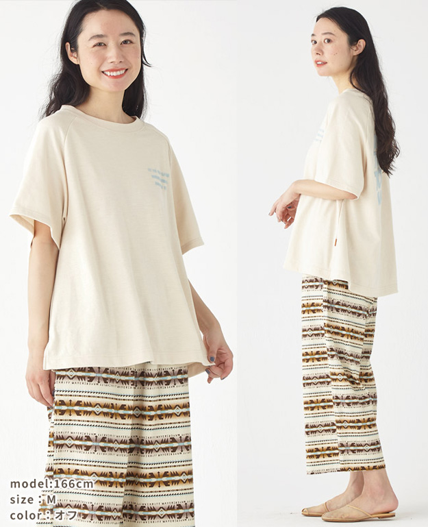 KRIFF MAYER クリフメイヤー Tシャツ レディース ひんやり スラブ AラインT 半袖 接触冷感 オーバーサイズ ビッグシルエット 大きい サイズ 春 夏 2347835L | KRIFF MAYER | 04