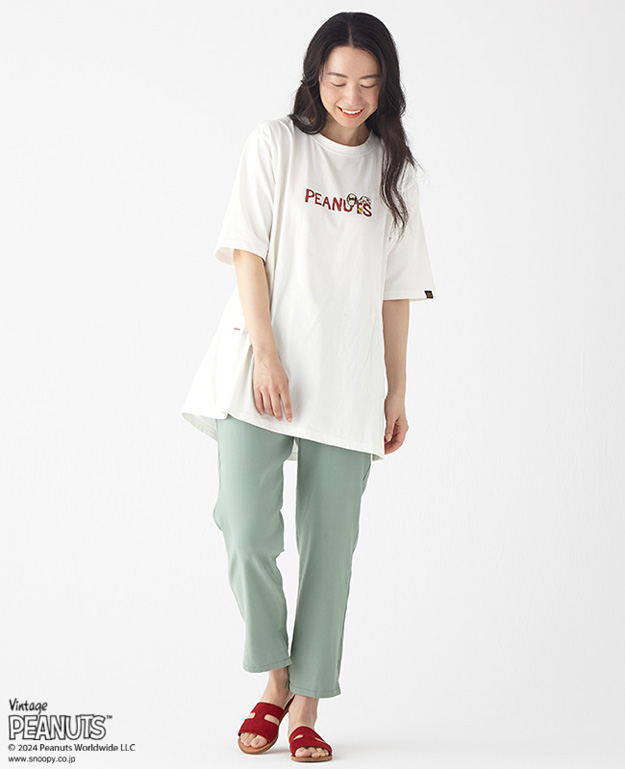KRIFF MAYER クリフメイヤー スヌーピー Tシャツ 半袖 チュニック サーフ  レディース ピーナッツ 速乾 バックプリント 大きいサイズ オーバーサイズ 2357818L | KRIFF MAYER | 09