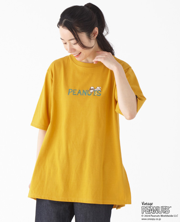 KRIFF MAYER クリフメイヤー スヌーピー Tシャツ 半袖 チュニック サーフ  レディース ピーナッツ 速乾 バックプリント 大きいサイズ オーバーサイズ 2357818L | KRIFF MAYER | 03