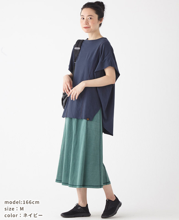 KRIFF MAYER クリフメイヤー ウェットプロテクト レース チュニック Tシャツ レディース 半袖 接触冷感 吸水速乾 大きいサイズ おしゃれ 体型カバー 2357815L | KRIFF MAYER | 06