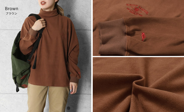 KRIFF MAYER クリフメイヤー ロンT もちのび タートルネック レディース 長袖 Tシャツ オシャレ ブランド 大きいサイズ インナー 伸縮性 暖かい 無地 2417830L | KRIFF MAYER | 16