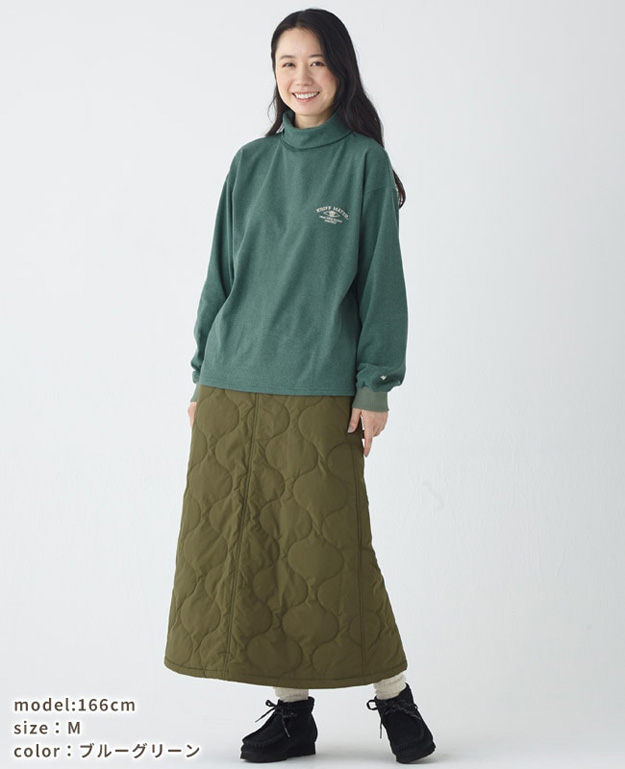 KRIFF MAYER クリフメイヤー ロンT もちのび タートルネック レディース 長袖 Tシャツ オシャレ ブランド 大きいサイズ インナー 伸縮性 暖かい 無地 2417830L | KRIFF MAYER | 07