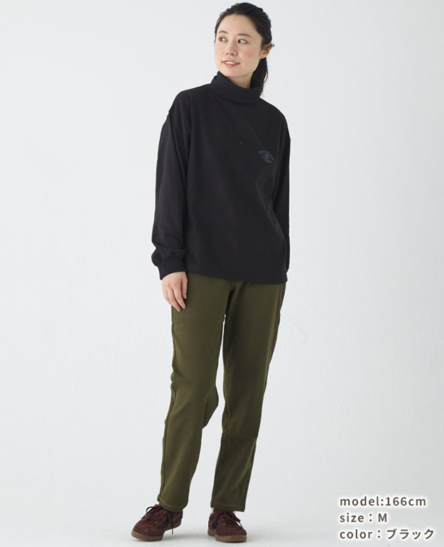 KRIFF MAYER クリフメイヤー ロンT もちのび タートルネック レディース 長袖 Tシャツ オシャレ ブランド 大きいサイズ インナー 伸縮性 暖かい 無地 2417830L | KRIFF MAYER | 08