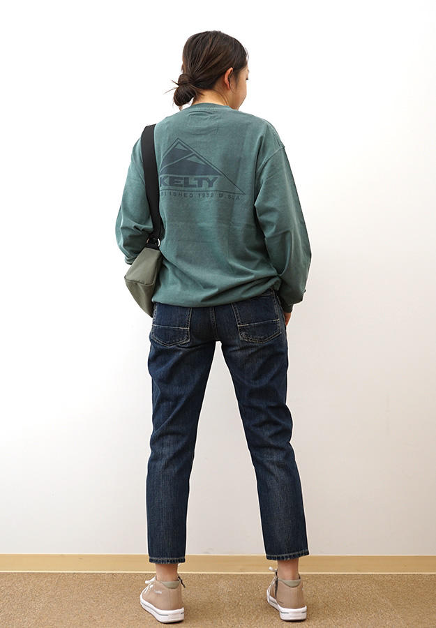 KELTY ケルティ バック ロゴ ロングスリーブ Tシャツ レディース メンズ ワンポイント 長袖 ドローコード  ブランド ロゴ USA コットン 綿100% 天竺 KE24213101 | KELTY | 07