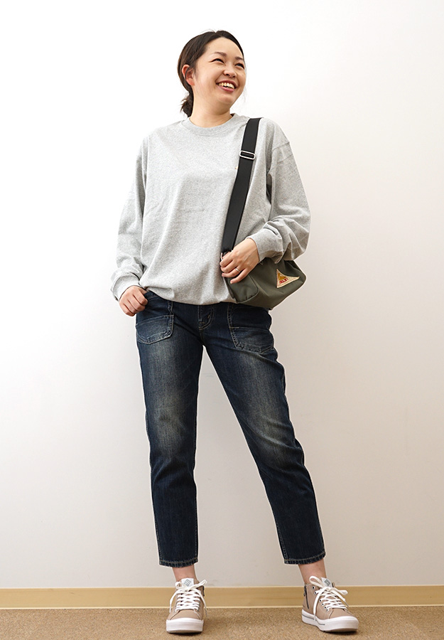 KELTY ケルティ バック タイポ ロゴ ロングスリーブ Tシャツ レディース メンズ 長袖 ドローコード ワンポイント ブランド USA コットン 綿100%  KE24213102 | KELTY | 04