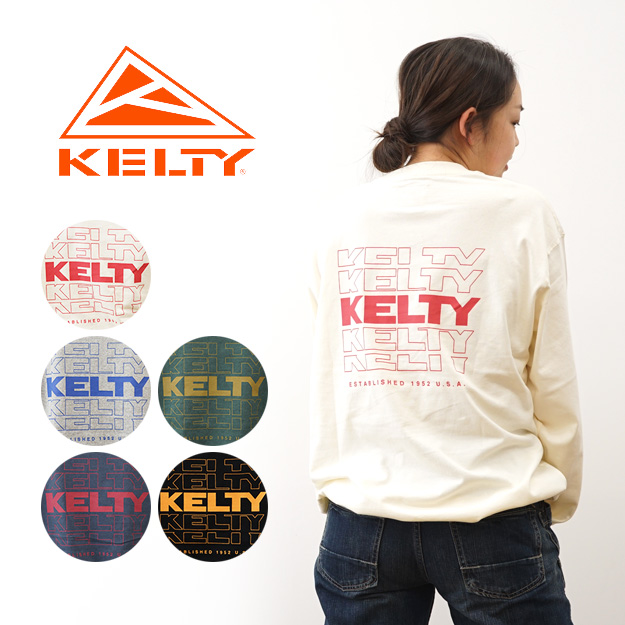 KELTY ケルティ ワンポイント ロゴ クルーネック スウェット
