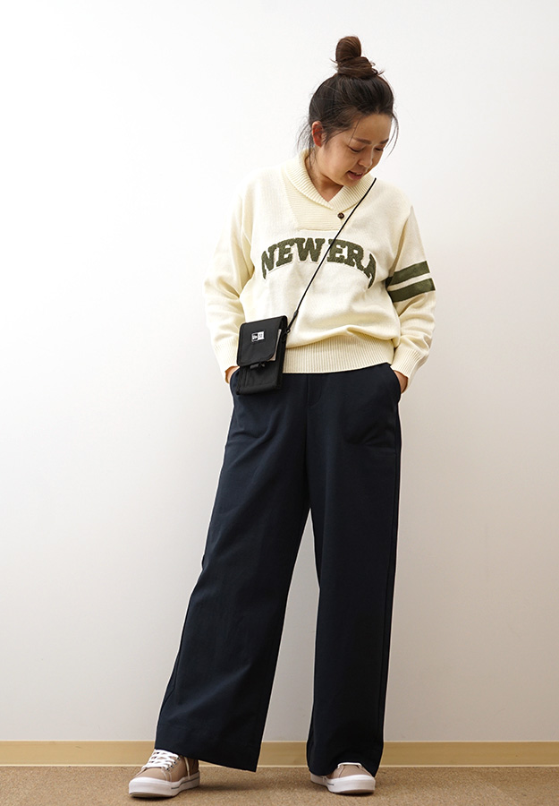 New Era ニューエラ ショールカラー ニット セーター レディース NEW ERA GOLF ゴルフ ウェア ローゲージ プルオーバー 甲羅ボタン 14326354 14326355 NEW ERA New Era ニューエラ ショールカラー ニット セーター