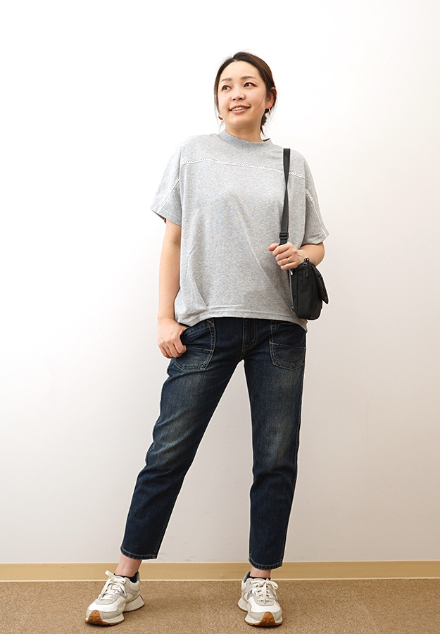 KRIFF MAYER クリフメイヤー ウェットプロテクト レース コクーン Tee レディース 半袖 Tシャツ 接触冷感 吸水速乾  オフィス カジュアル W2457824 | KRIFF MAYER | 04