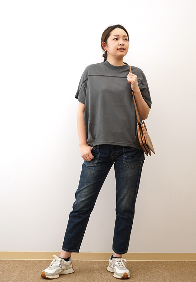 KRIFF MAYER クリフメイヤー ウェットプロテクト レース コクーン Tee レディース 半袖 Tシャツ 接触冷感 吸水速乾  オフィス カジュアル W2457824 | KRIFF MAYER | 07