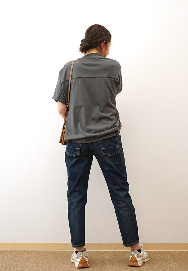KRIFF MAYER クリフメイヤー ウェットプロテクト レース コクーン Tee レディース 半袖 Tシャツ 接触冷感 吸水速乾  オフィス カジュアル W2457824 | KRIFF MAYER | 08