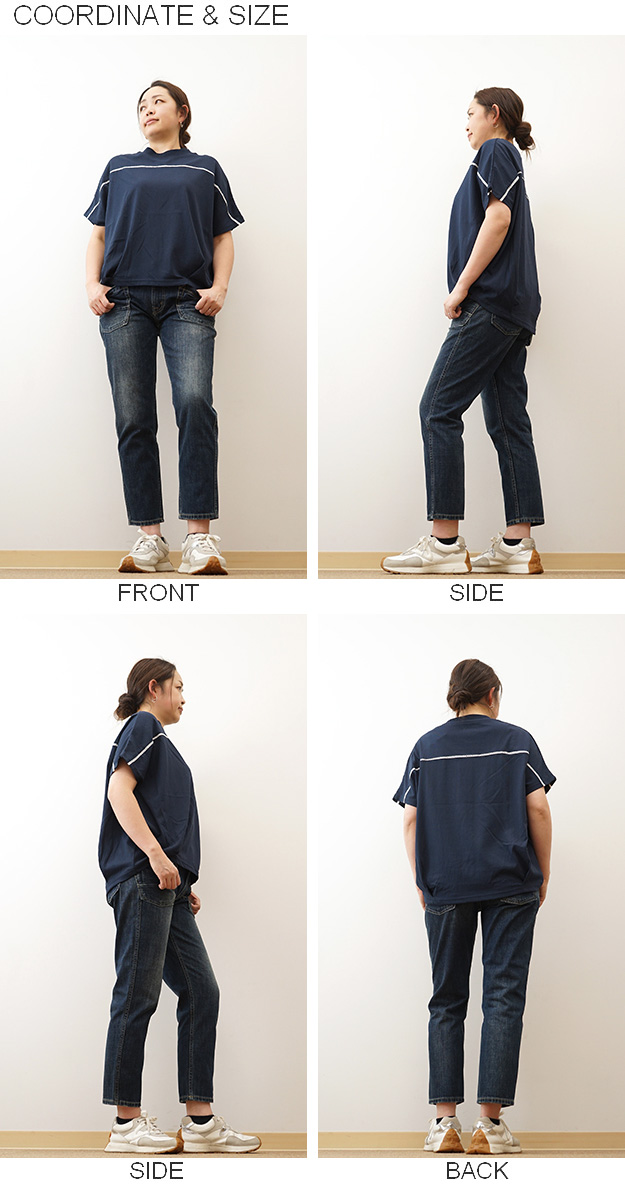 KRIFF MAYER クリフメイヤー ウェットプロテクト レース コクーン Tee レディース 半袖 Tシャツ 接触冷感 吸水速乾  オフィス カジュアル W2457824 | KRIFF MAYER | 11