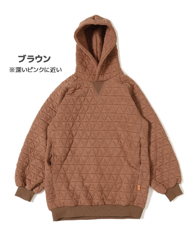 KRIFF MAYER クリフメイヤー パーカー キルト スウェット チュニック レディース ビッグシルエット オーバーサイズ かわいい アウトドア キャンプ 2327814L KRIFF MAYER クリフメイヤー パーカー キルト スウェット