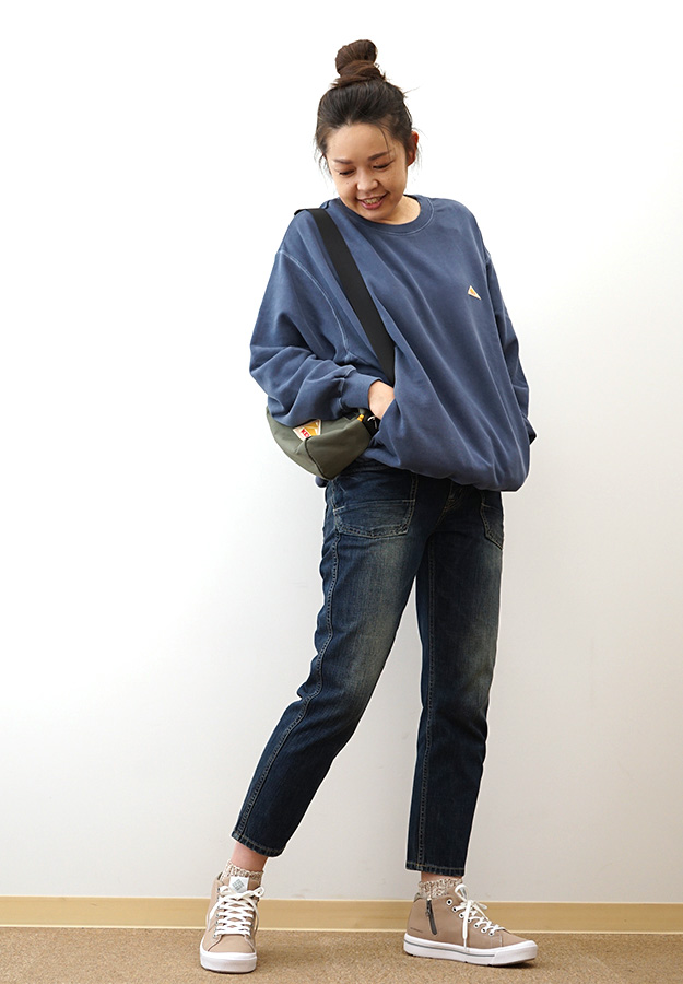 KELTY ケルティ ワンポイント ロゴ クルーネック スウェット レディース メンズ トレーナー スエット ヴィンテージ ブランド ロゴ USA コットン100%  KE24213096 | KELTY | 04