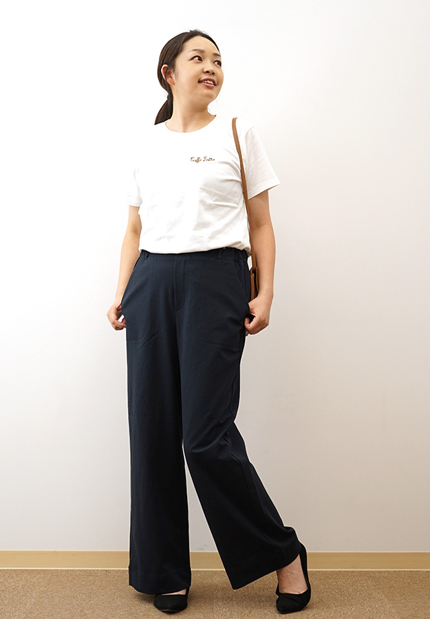 Westwood Outfitters ウエストウッドアウトフィッターズ TRICKZIP ワイド ストレート パンツ レディース トリックジップ ストレスフリー 股上深め 無地 8138106 | Westwood Outfitters | 03