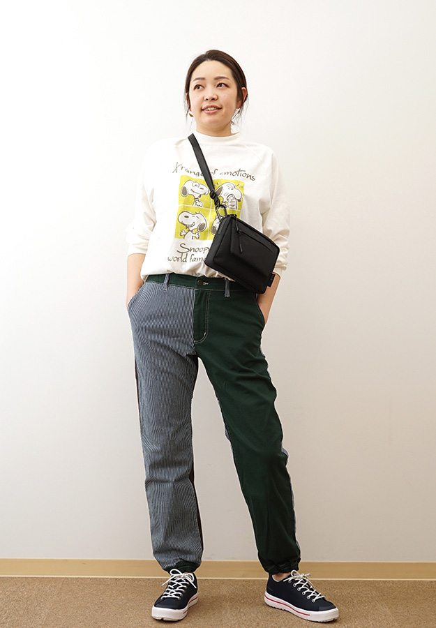 KRIFF MAYER クリフメイヤー マルチカラー ジョガー パンツ レディース アンクル くるぶし丈 デニム ヒッコリー ナチュラル ブラウン インディゴW2434018 | KRIFF MAYER | 06
