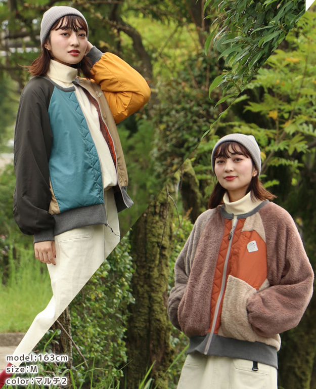 KRIFF MAYER クリフメイヤー ひっくり ノーカラー ジャケット レディース アウター フリース オーバーサイズ ビッグシルエット 大きい 秋 冬 もこもこ 2319303L | KRIFF MAYER | 12