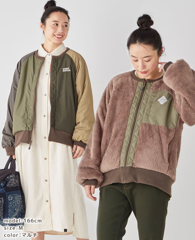 KRIFF MAYER クリフメイヤー ひっくり ノーカラー ジャケット レディース アウター フリース オーバーサイズ ビッグシルエット 大きい 秋 冬 もこもこ 2319303L | KRIFF MAYER | 07