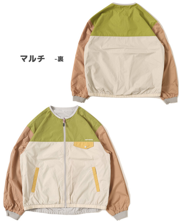 KRIFF MAYER クリフメイヤー ノーカラー ひっくり ライト ジャケット レディース リバーシブル アウター キャンプ アウトドア おしゃれ 通勤 通学 2334401L | KRIFF MAYER | 16