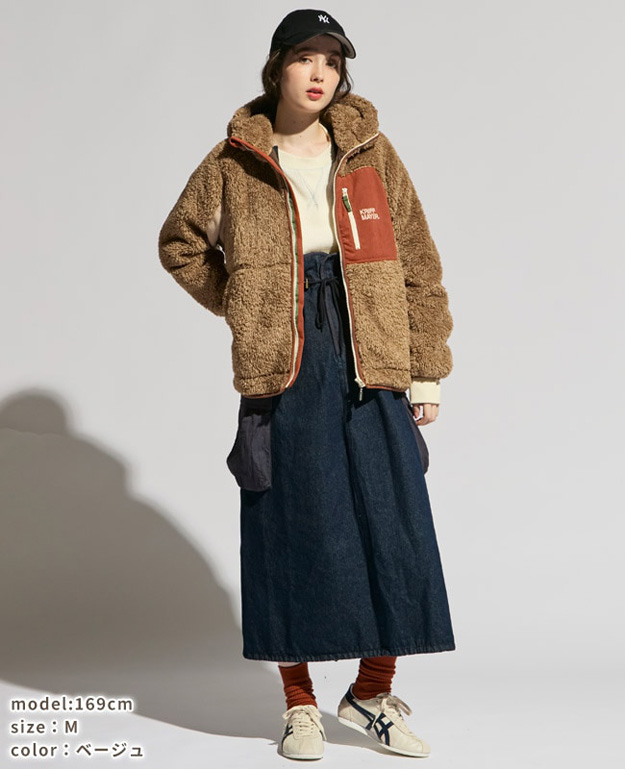 KRIFF MAYER クリフメイヤー シャギー ボア フード ジャケット レディース 大きいサイズ フリース アウター おしゃれ かわいい ふわふわ 秋 冬 2414411L | KRIFF MAYER | 08