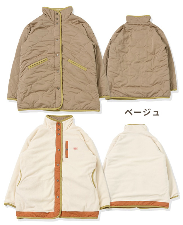 KRIFF MAYER クリフメイヤー ジャケット ひっくり キルト JK レディース 中綿 キルティング フリース ロング丈 コート 大きいサイズ おしゃれ 秋 冬 黒 2425108L |  | 14