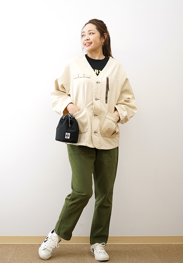 KRIFF MAYER（クリフメイヤー） ノーカラー デニム ジャケット ライト