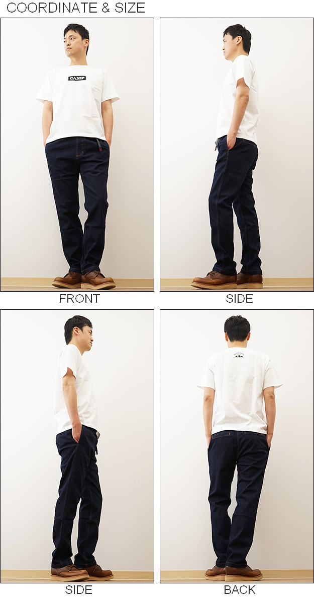 GRAMICCI グラミチ ストレッチ デニム NN パンツ クロップド ニューナロー メンズ ジーンズ ジーパン クライミング アウトドア キャンプ 大きい G112-OGSD | GRAMICCI | 01