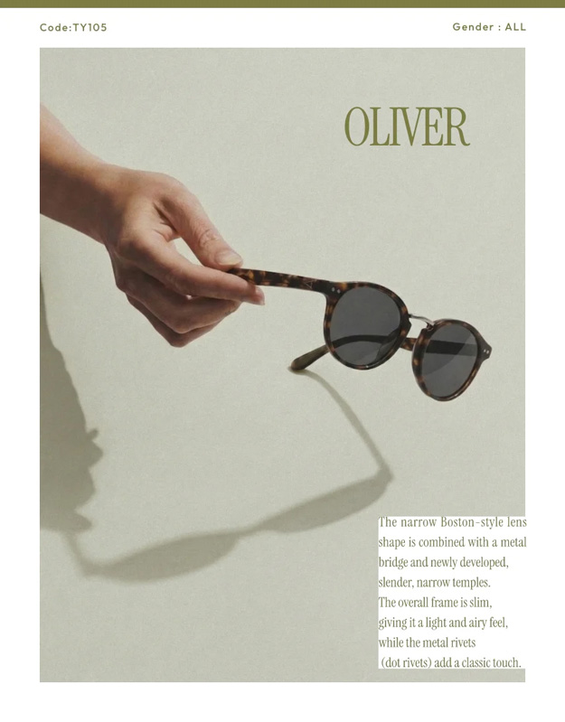 TYMER（タイマー） サングラス OLIVER オリバー 調光 レンズ 軽量 眼鏡