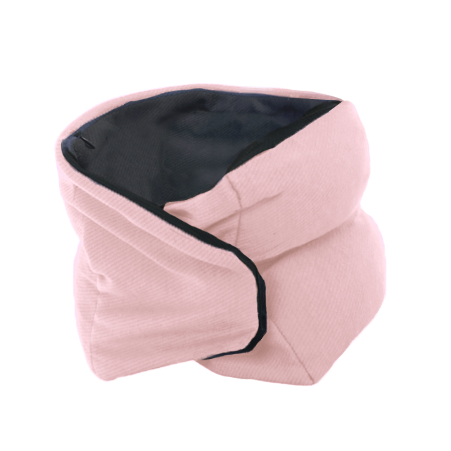 ネックピロー  「らくピロー」 枕 飛行機 旅行 首 腰 サポート オフィス 仮眠 携帯 コンパクト 新発想のトラベルピロー 送料無料 |  | 03