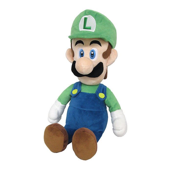 スーパーマリオ ぬいぐるみ ルイージ Mサイズ グッズ 誕生日プレゼント