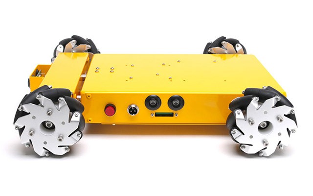 4WD100mmメカナムホイールロボット (10011) [台車ロボット・研究開発