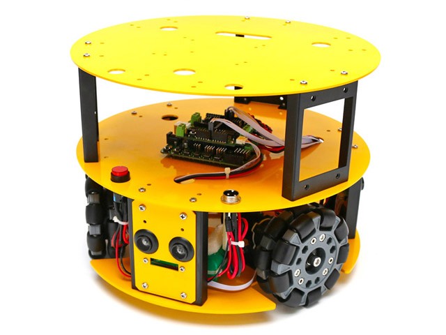 3輪駆動オムニホイール台車ロボット