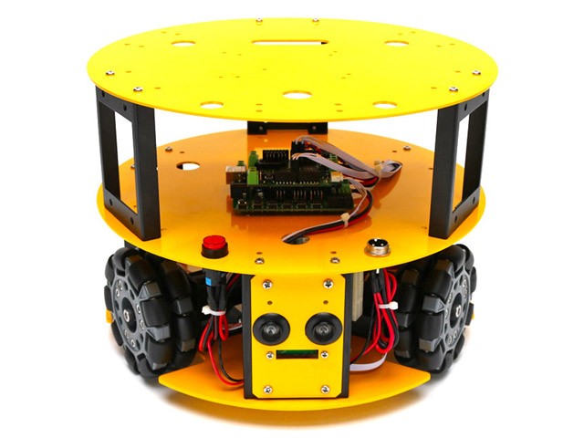 3輪駆動オムニホイール台車ロボット